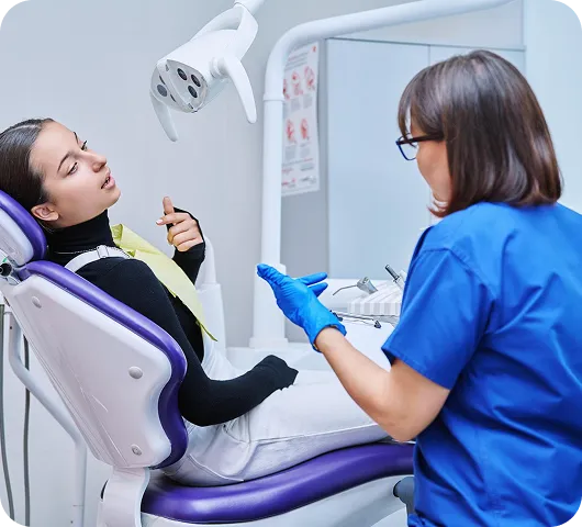 Calm patient experience at dental clinic