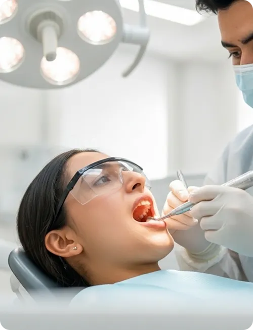 Dental procedure at Magnum Dental Clinic