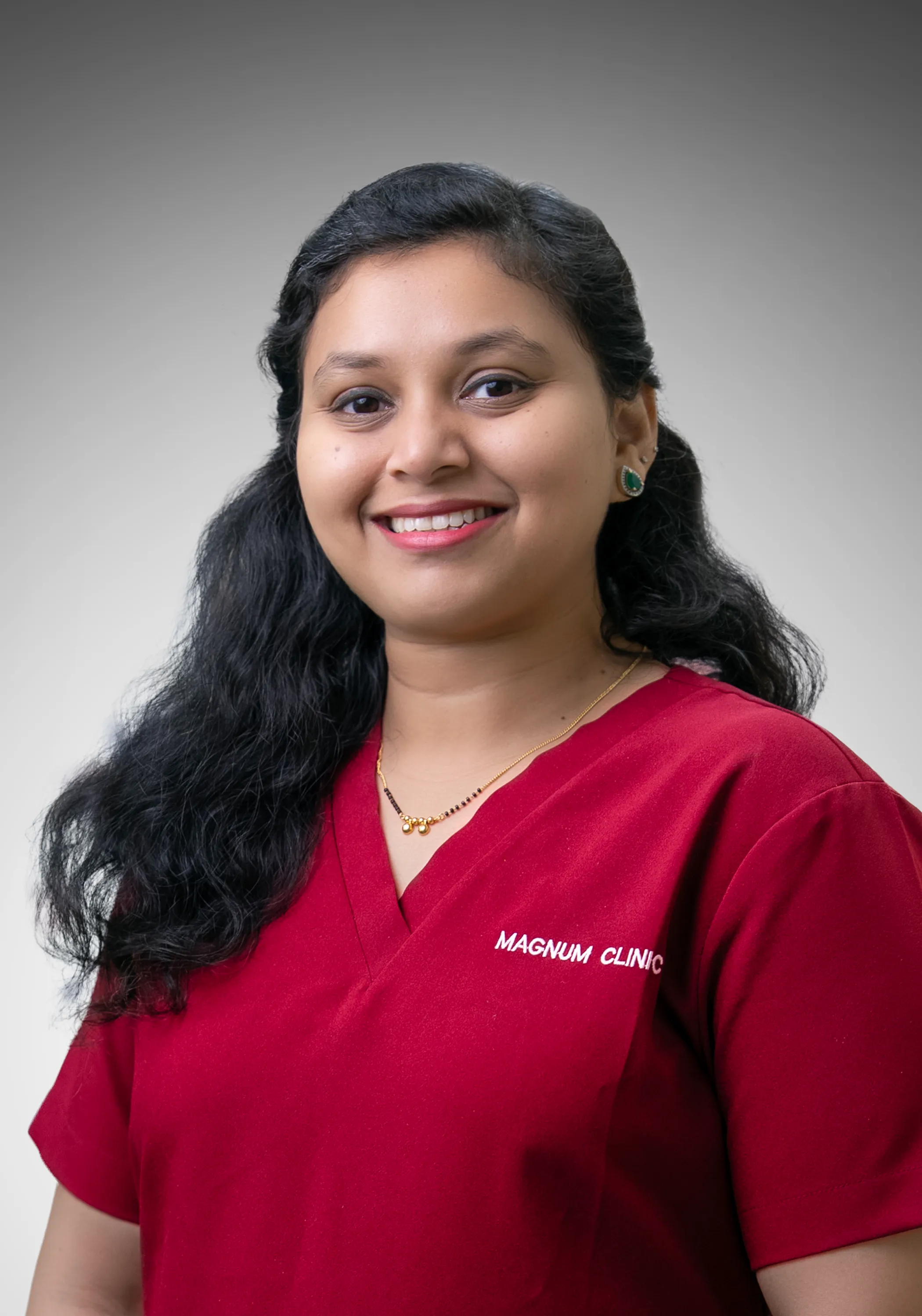 Dr. Mitali Ravindra Shinde, providing gentle pediatric care at Magnum Clinic