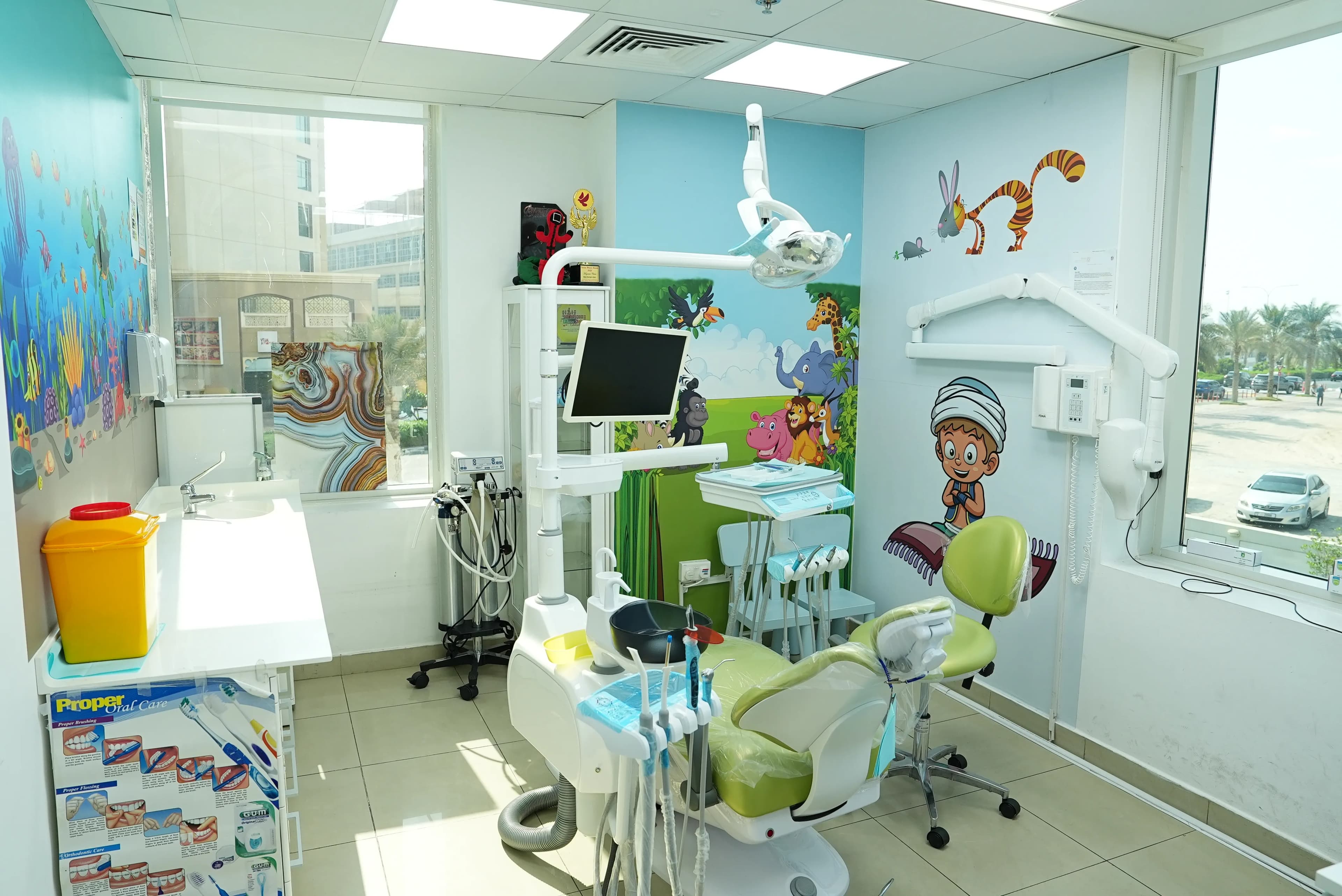 Dentist providing care at Magnum Dental Clinic