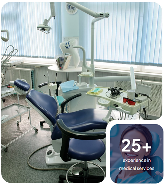 Modern dental examination room